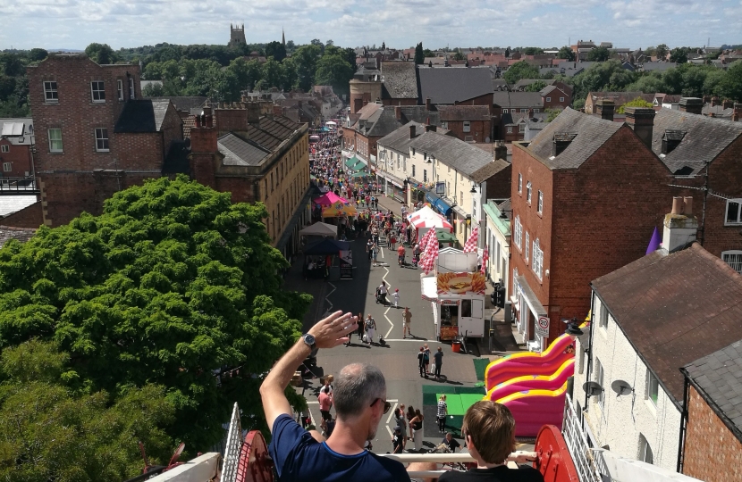 Port Street Fayre from Ferris Wheel