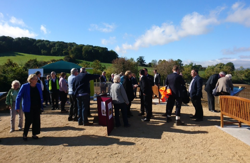 Opening of the Badsey Brook flood management scheme