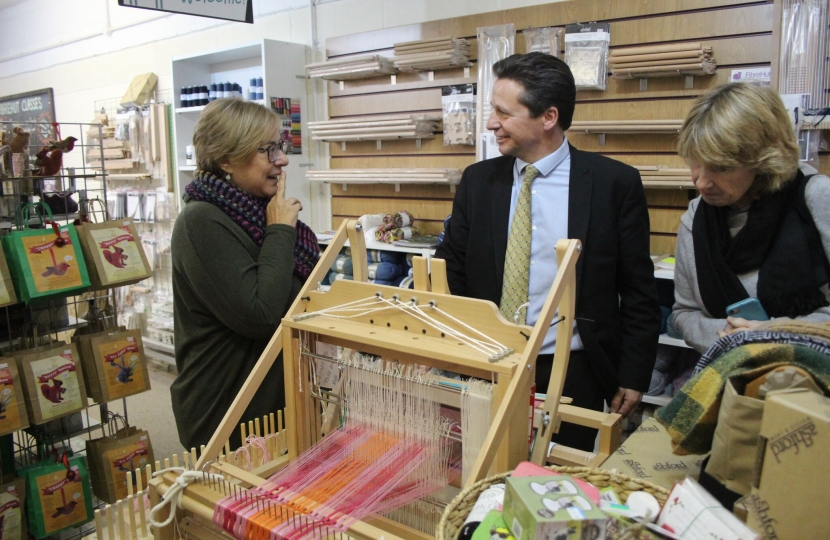 Nigel Huddleston MP at FibreHut