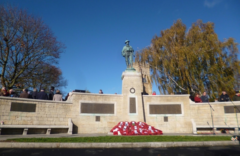 Remembrance Sunday in Evesham