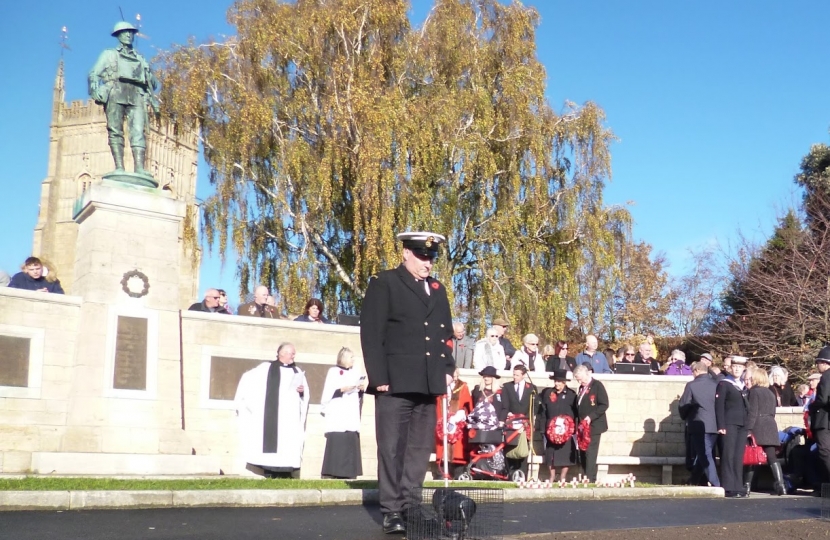 Remembrance Sunday in Evesham