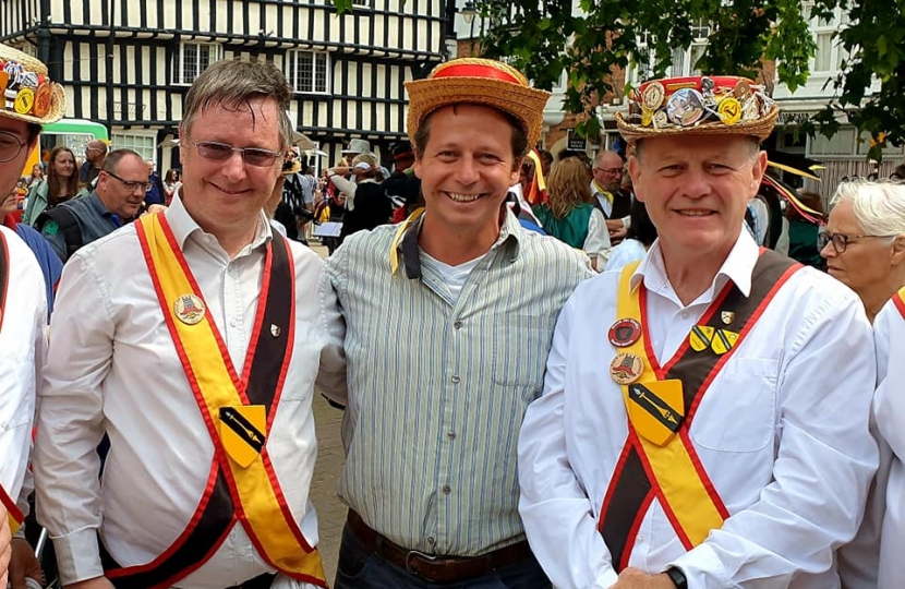 Nigel at National Morris Weekend Festival in Evesham