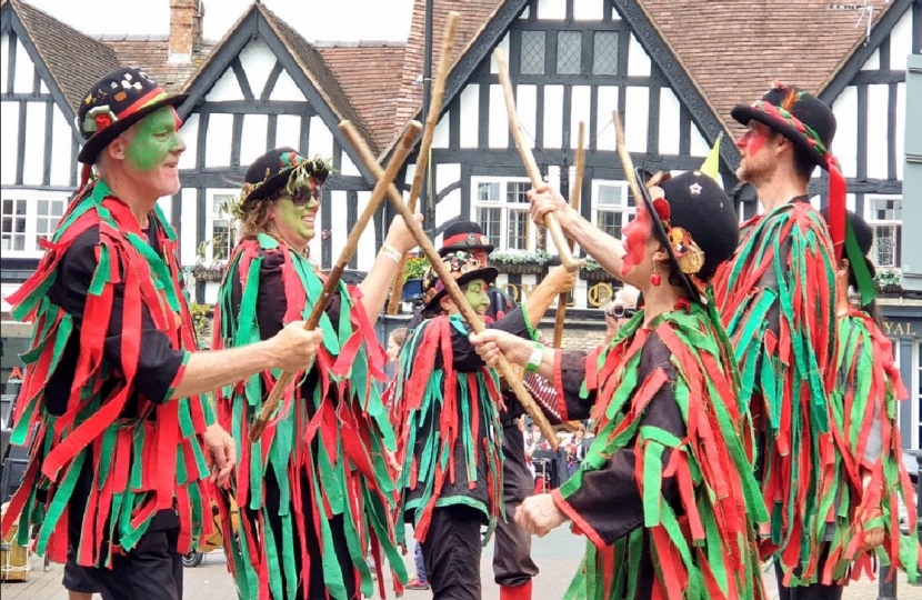 Nigel at National Morris Weekend Festival in Evesham