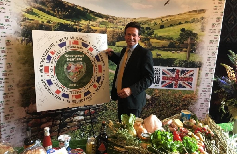 Nigel at the NFU event