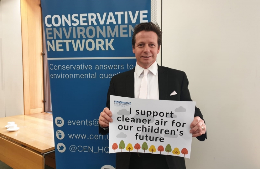 Nigel at the Conservative Environment Event's launch of the COP26 Petition