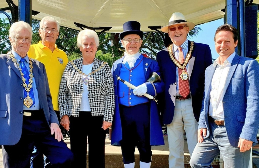 Nigel at the Droitwich Food & Spa Drink Festival