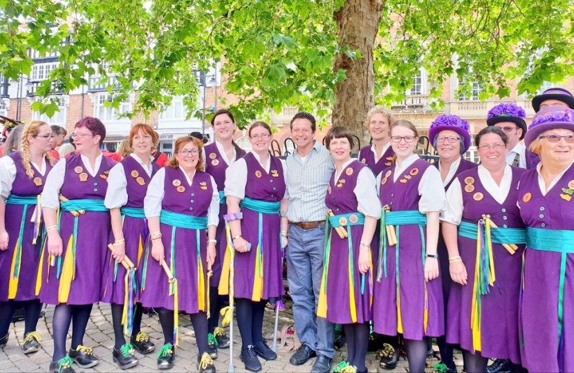 Nigel at National Morris Weekend Festival in Evesham