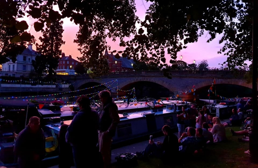 Nigel at the Evesham River Festival