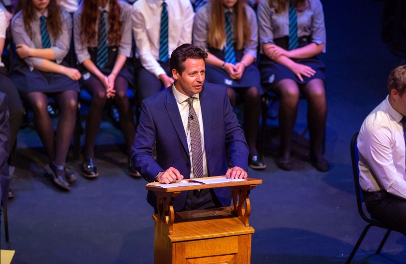 Nigel at Prince Henry's High School