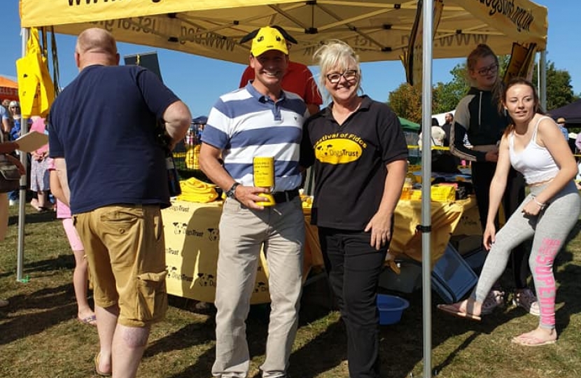 Dogs Trust at Hampton Flower Show