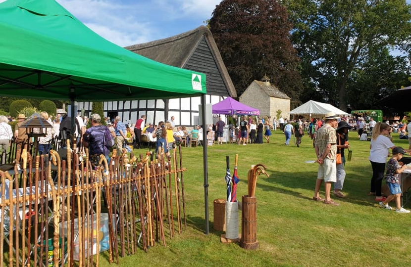 Nigel at the Bretforton Show