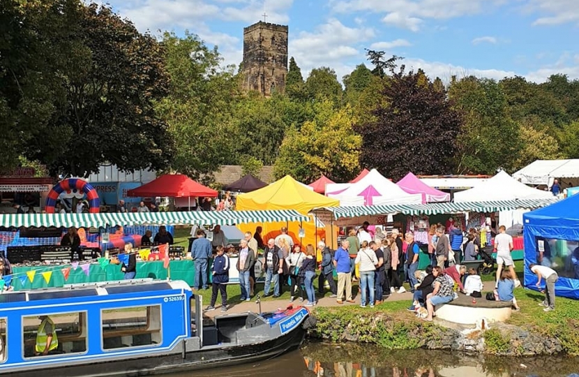 Droitwich Saltfest canal view