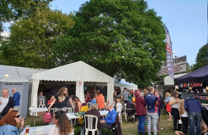 Droitwich Saltfest tents