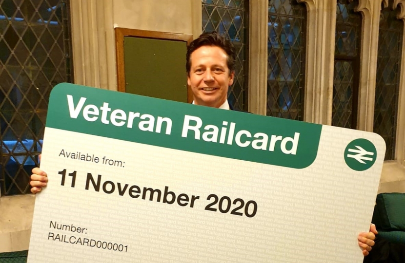 Nigel with Veterans Railcard