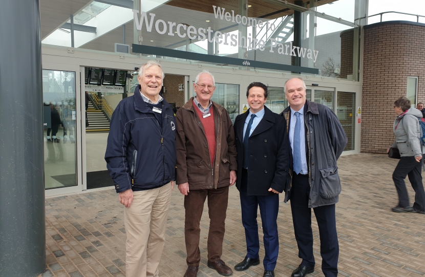 Nigel at Worcestershire Parkway Station