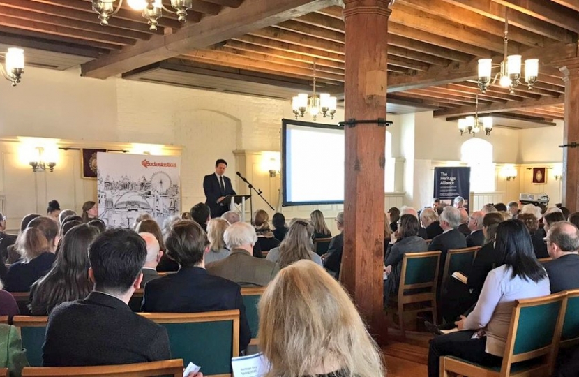 Nigel speaking at Tower of London