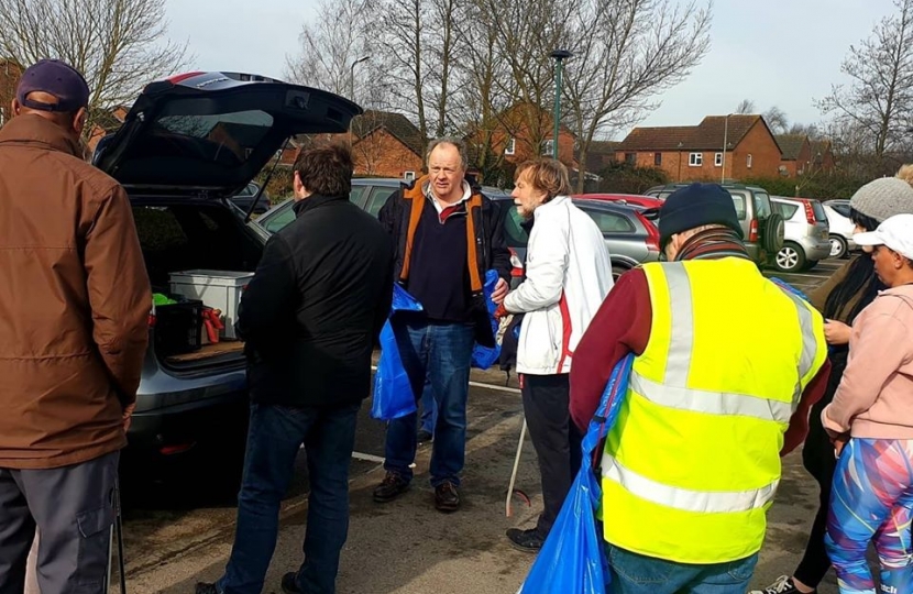 Nigel at Evesham Litterpick