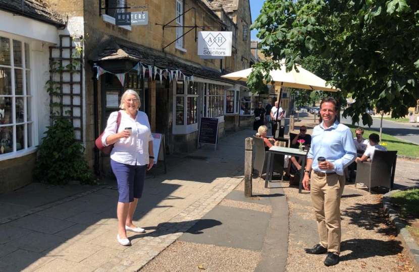 Nigel and Liz Eyre in Broadway