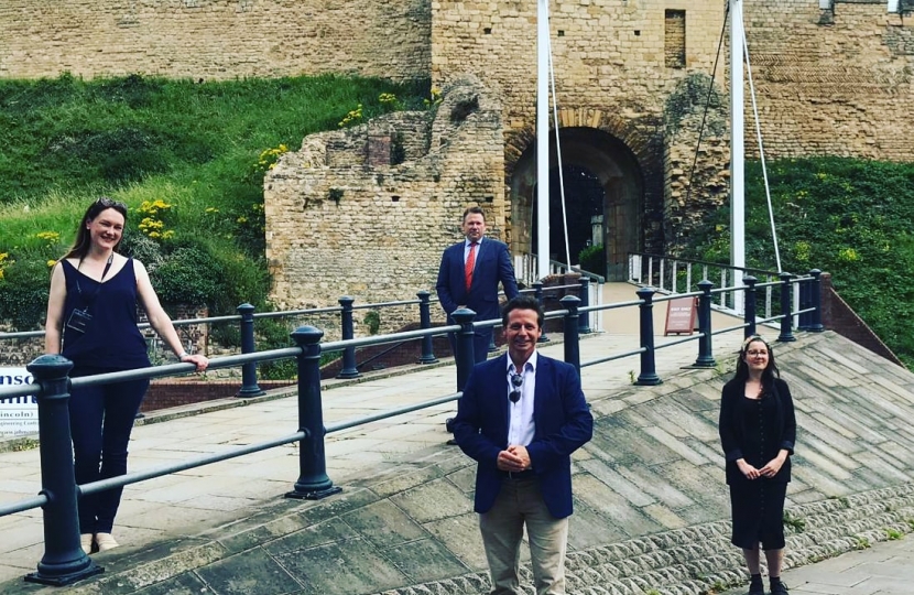 Nigel at LIncoln Castle