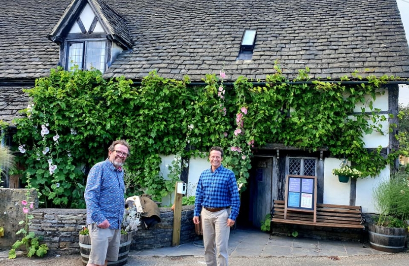 Nigel at the Fleece Inn