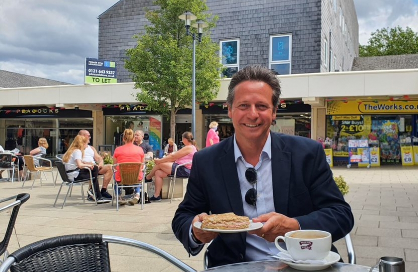 Nigel at Muffin Break, Droitwich