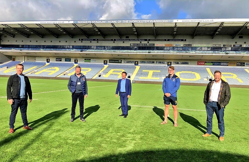 Nigel at Worcester Warriors