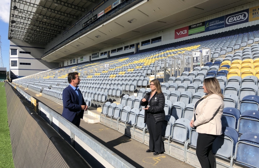 Nigel at Worcester Warriors