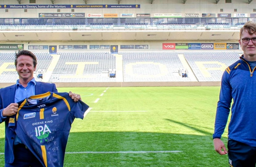 Nigel at Worcester Warriors