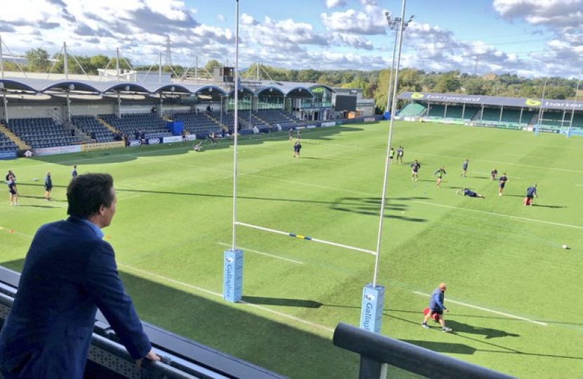 Nigel at Worcester Warriors