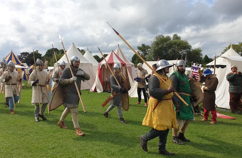 Battle of Evesham reenactors 