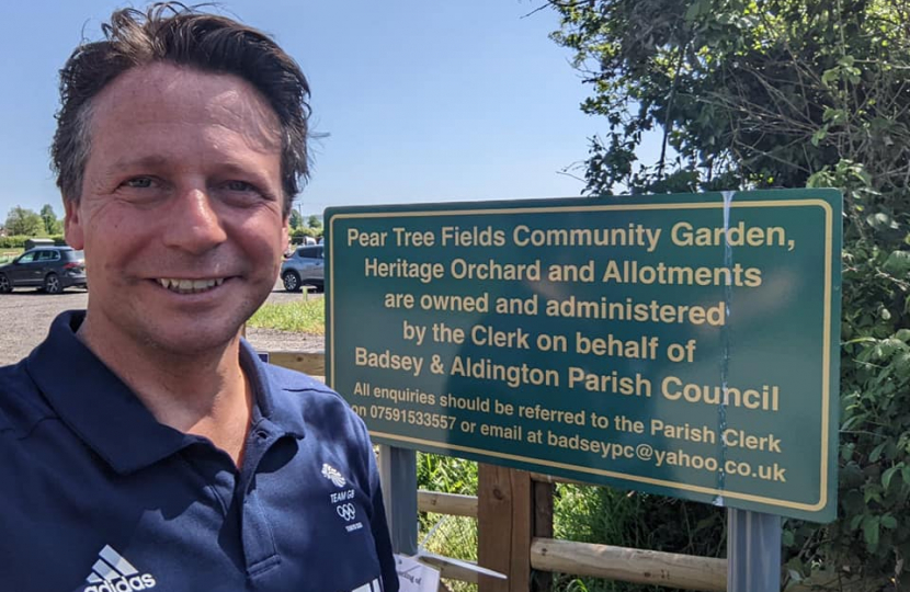 opening of Pear Tree Fields 