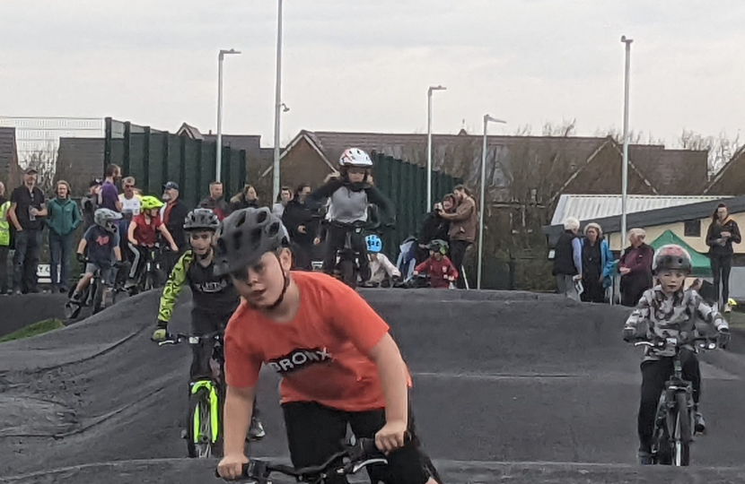 Opening of the Evesham Velo Park