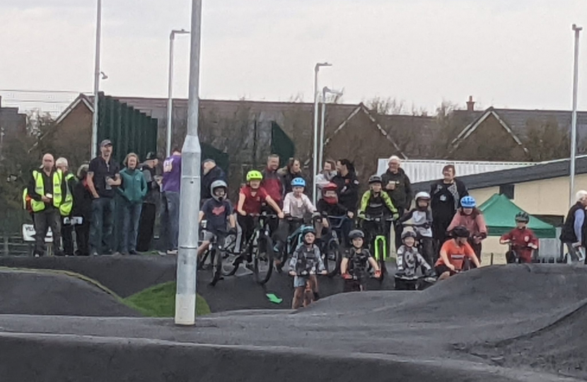 Opening of the Evesham Velo Park