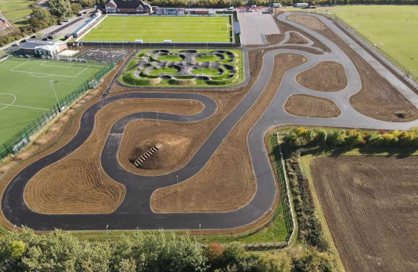 Opening of the Evesham Velo Park