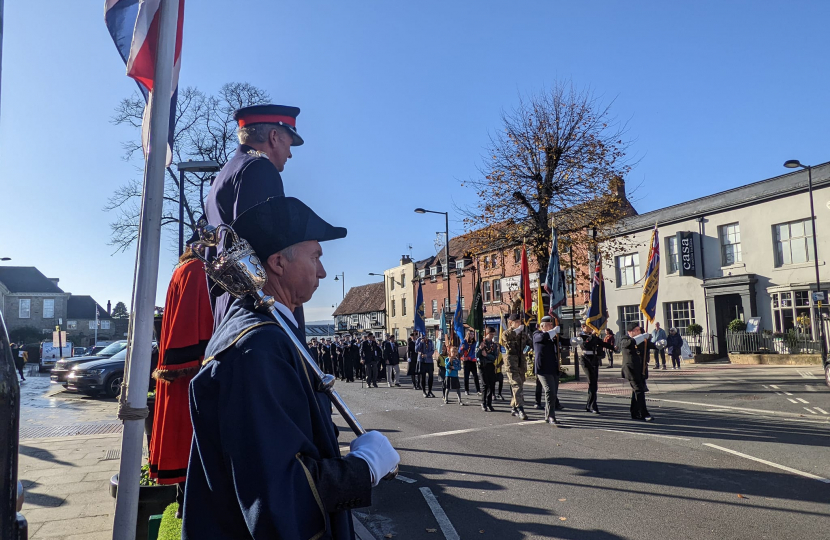 Remembrance Sunday in Evesham