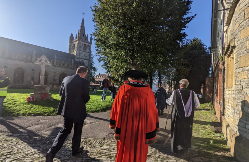 Remembrance Sunday in Evesham