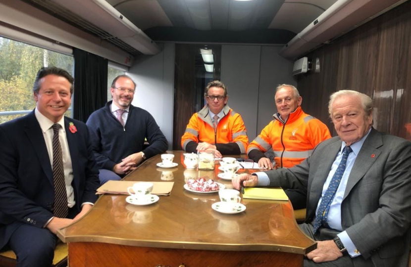 Nigel Huddleston MP visits International Metals & Cable Recycling in Long Marston.