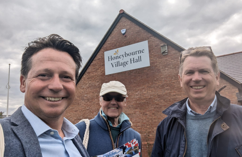 Campaigning in Droitwich, Evesham and the villages