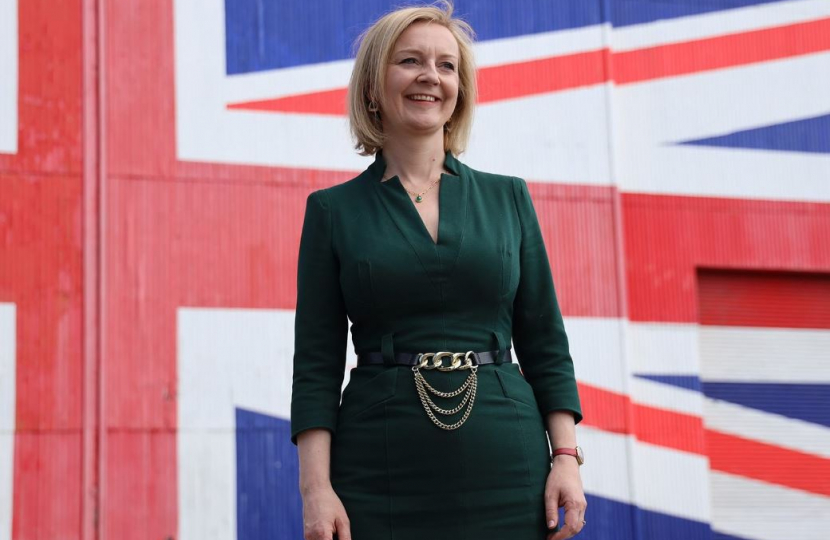 Congratulations to Liz Truss