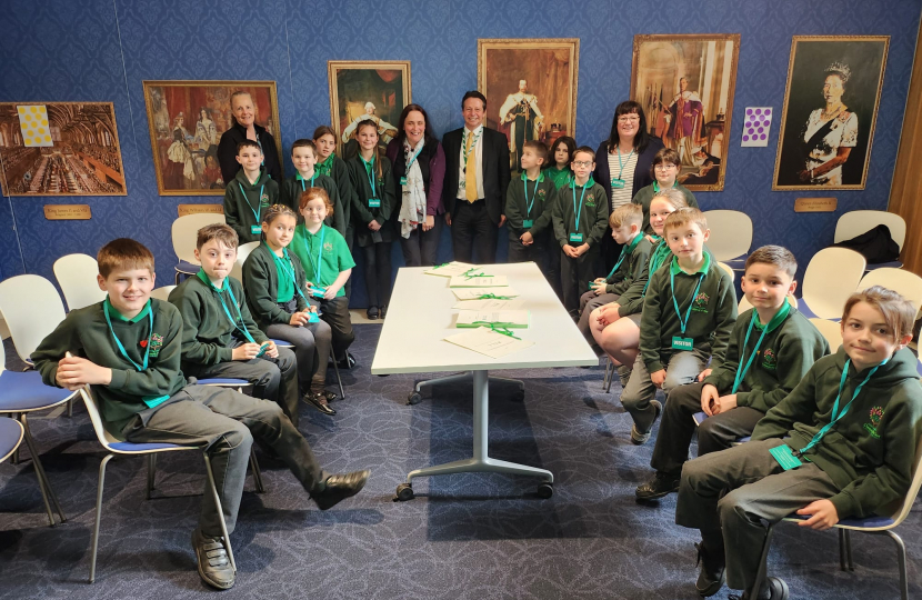 Cleeve Prior Primary School Visits Parliament | Nigel Huddleston