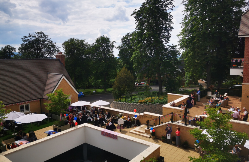 Courtyard Party