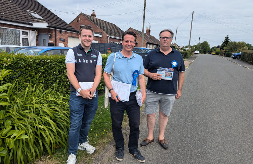 Campaigning in Dormston and Kington