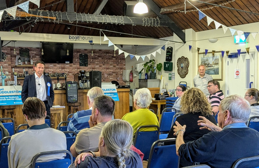 Public meeting at Evesham Rowing Club