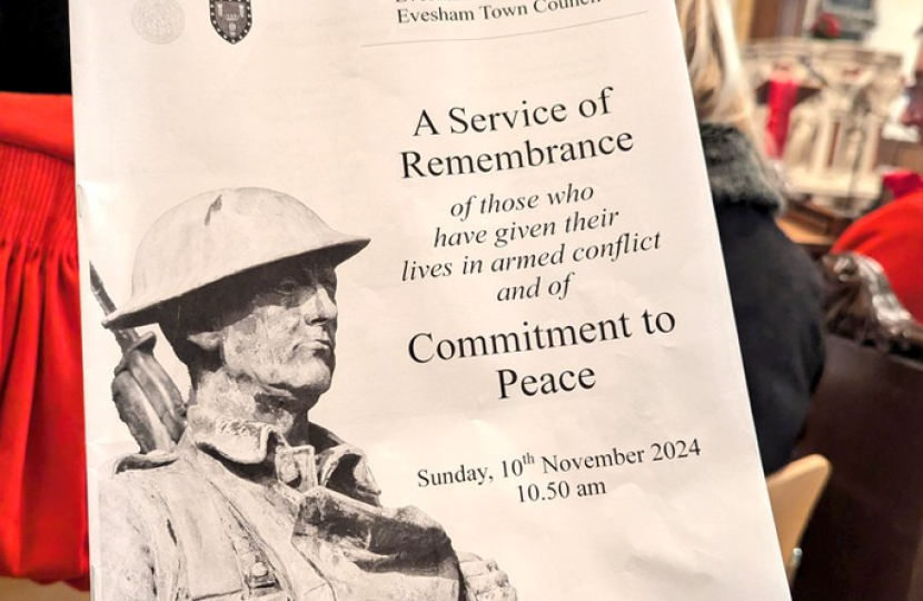 Evesham Remembrance Service