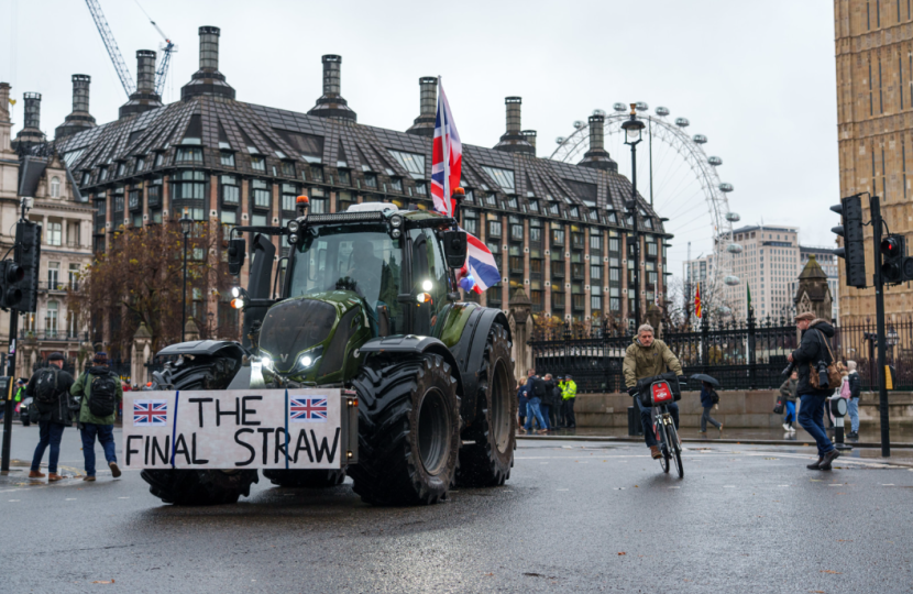 Tractors coming to Westminster