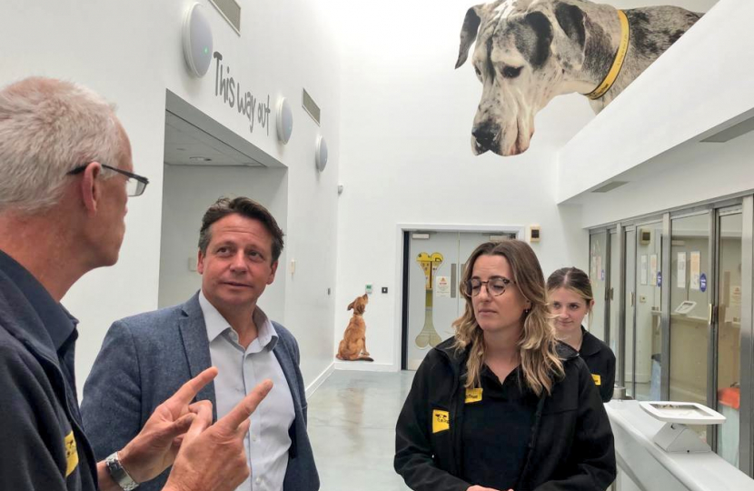 Visit to the Dogs Trust rehoming centre 