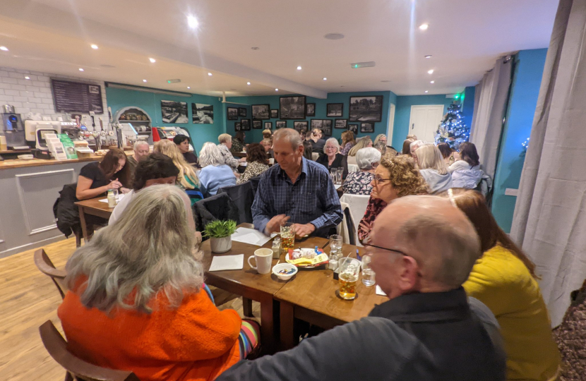 Quiz Master at a Charity Quiz Night