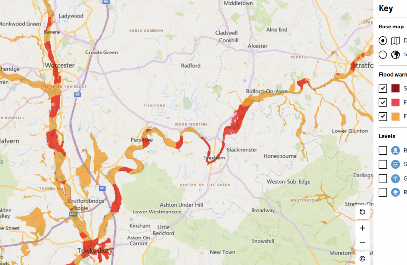 Update on flooding in Worcestershire