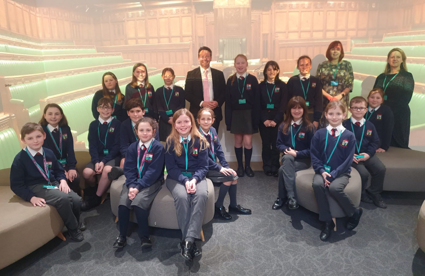 Westacre Middle School Visits Parliament