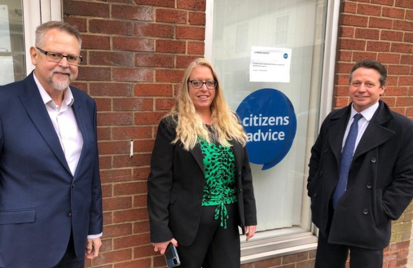 Meeting the new Chairman and Chief Executive of Citizens Advice South Worcestershire